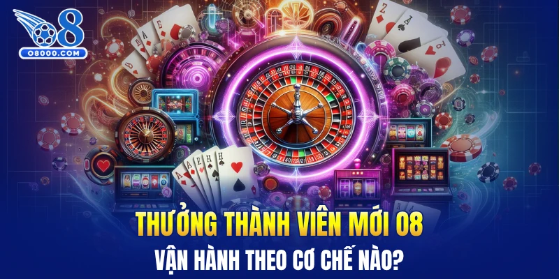 Thưởng thành viên mới O8 vận hành theo cơ chế nào?